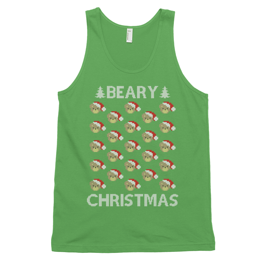 Beary Christmas (Tank Top)-Tank Top-Swish Embassy