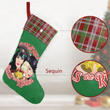 Bells are Ringing (Sequin Christmas Stocking)-Christmas Stockings-Swish Embassy