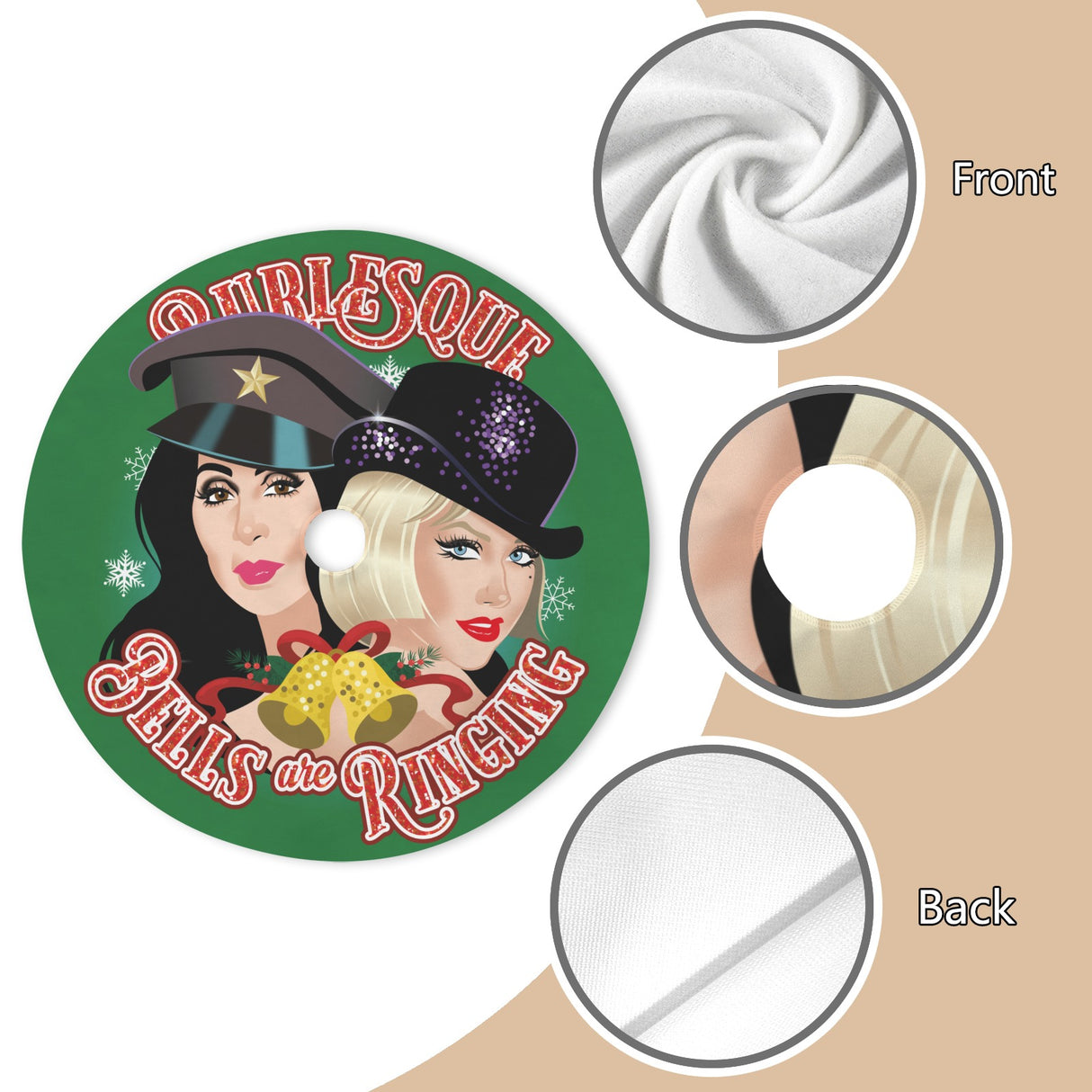 Bells are Ringing (Tree Skirt)-Tree Skirts-Swish Embassy