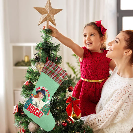 Big Mistake Xmas (Sequin Christmas Stocking)-Christmas Stockings-Swish Embassy