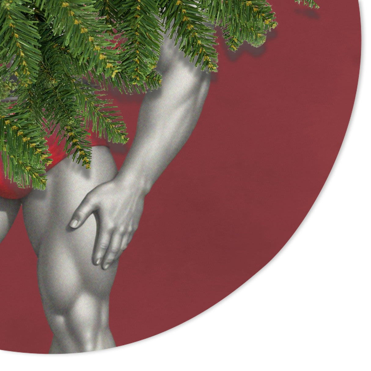 Big Present (Tree Skirt)-Tree Skirts-Swish Embassy