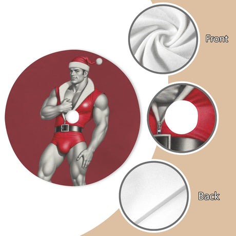 Big Present (Tree Skirt)-Tree Skirts-Swish Embassy