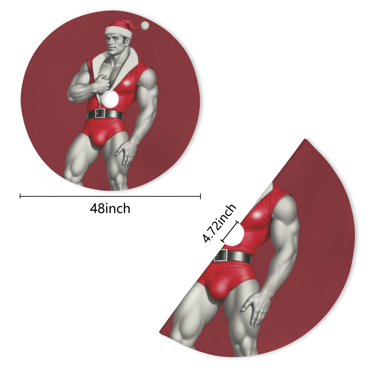 Big Present (Tree Skirt)-Tree Skirts-Swish Embassy