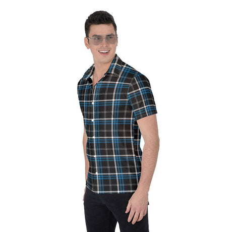 Black Check (Button Shirt)-Button Shirt-Swish Embassy