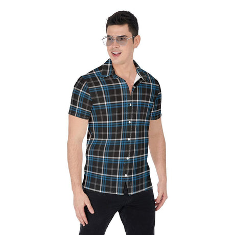 Black Check (Button Shirt)-Button Shirt-Swish Embassy