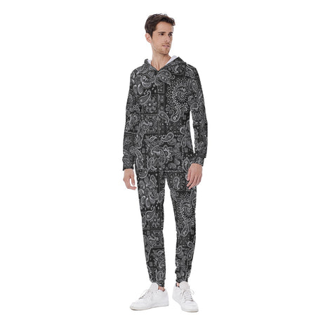 Black Hanky (AOP Union Suit)-AOP Union Suit-Swish Embassy