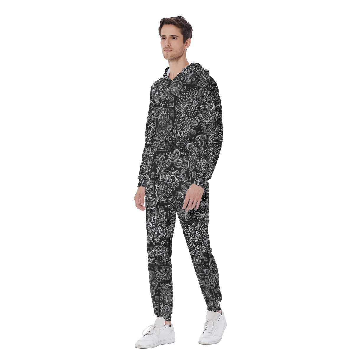 Black Hanky (AOP Union Suit)-AOP Union Suit-Swish Embassy