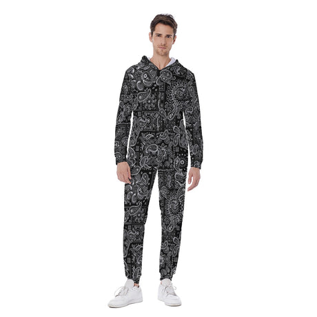 Black Hanky (AOP Union Suit)-AOP Union Suit-Swish Embassy