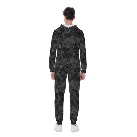 Black Lotus (AOP Union Suit)-AOP Union Suit-Swish Embassy