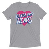 Bless Your Heart (Triblend)-Triblend T-Shirt-Swish Embassy