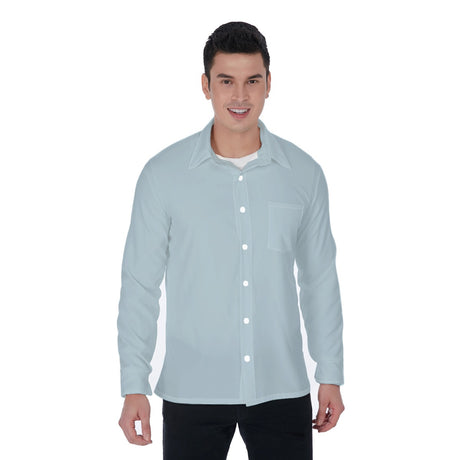 Blue Crush (Long Sleeve Button Shirt)-Long Sleeve Button Shirts-Swish Embassy
