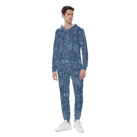 Blue Hanky (AOP Union Suit)-AOP Union Suit-Swish Embassy