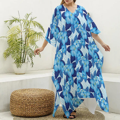 Blue Hawaii (Kaftan)-Kaftan-Swish Embassy