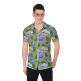 Blue Lotus (Button Shirt)-Button Shirt-Swish Embassy