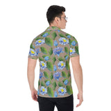 Blue Lotus (Button Shirt)-Button Shirt-Swish Embassy
