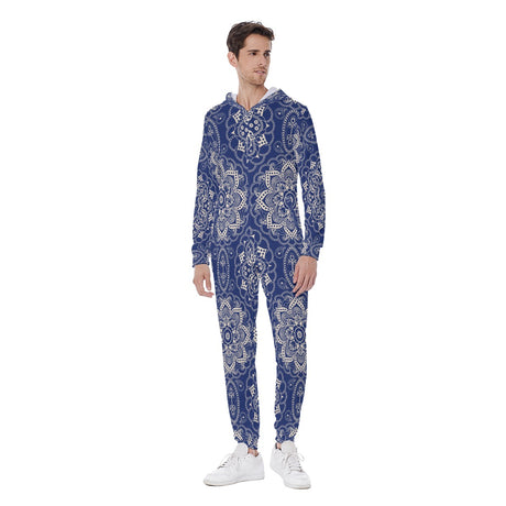 Blue Mendala (AOP Union Suit)-AOP Union Suit-Swish Embassy
