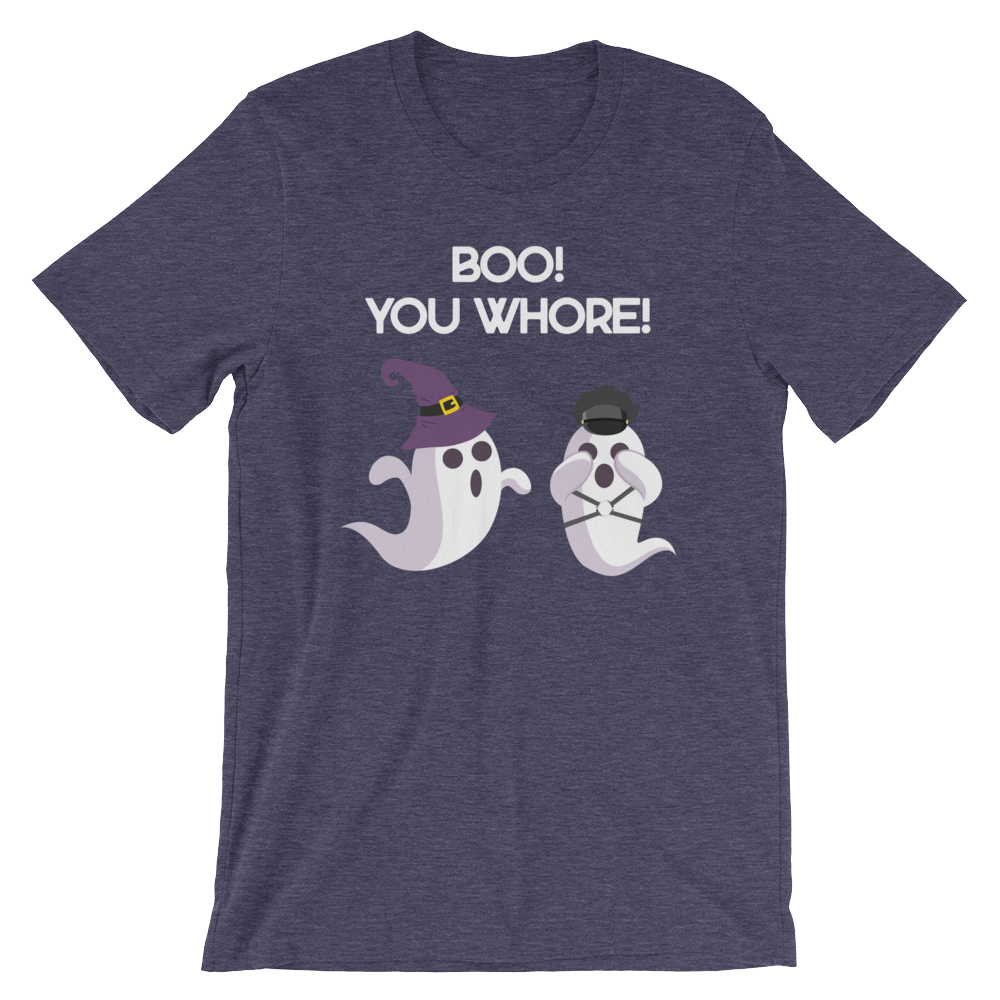 Boo! You Whore!-Halloween T-Shirt-Swish Embassy