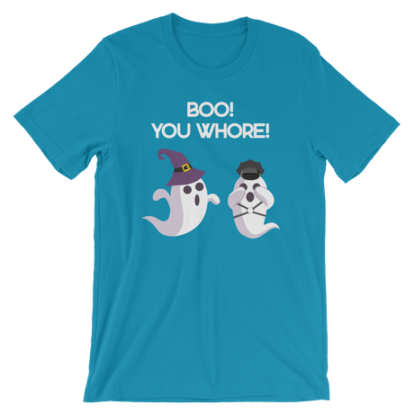 Boo! You Whore!-Halloween T-Shirt-Swish Embassy