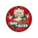 Born to Sleigh (Ceramic ornament)-Swish Embassy