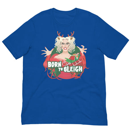 Born to Sleigh-T-Shirts-Swish Embassy