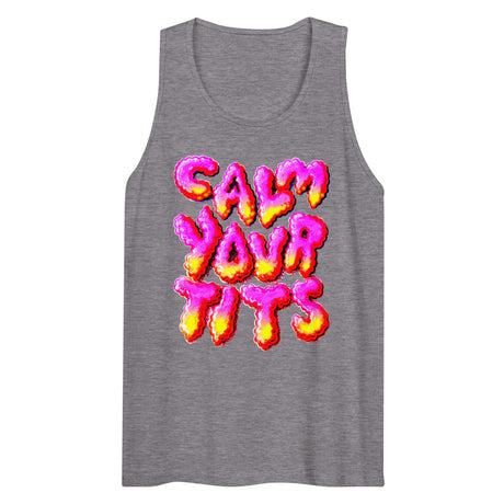 Calm Your T*ts (Tank Top)-Tank Top-Swish Embassy