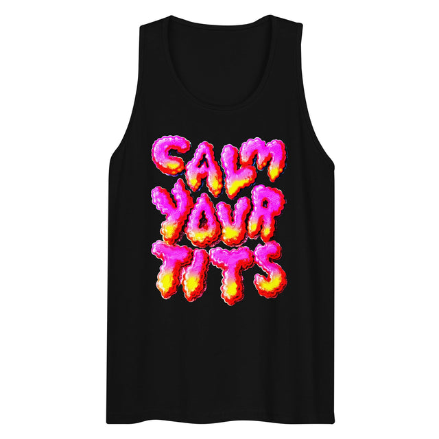 Calm Your T*ts (Tank Top)-Tank Top-Swish Embassy