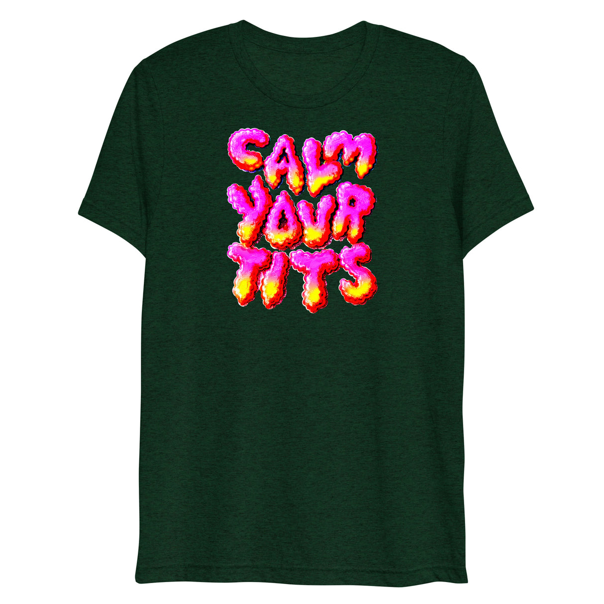 Calm Your T*ts (Triblend)-Triblend T-Shirt-Swish Embassy