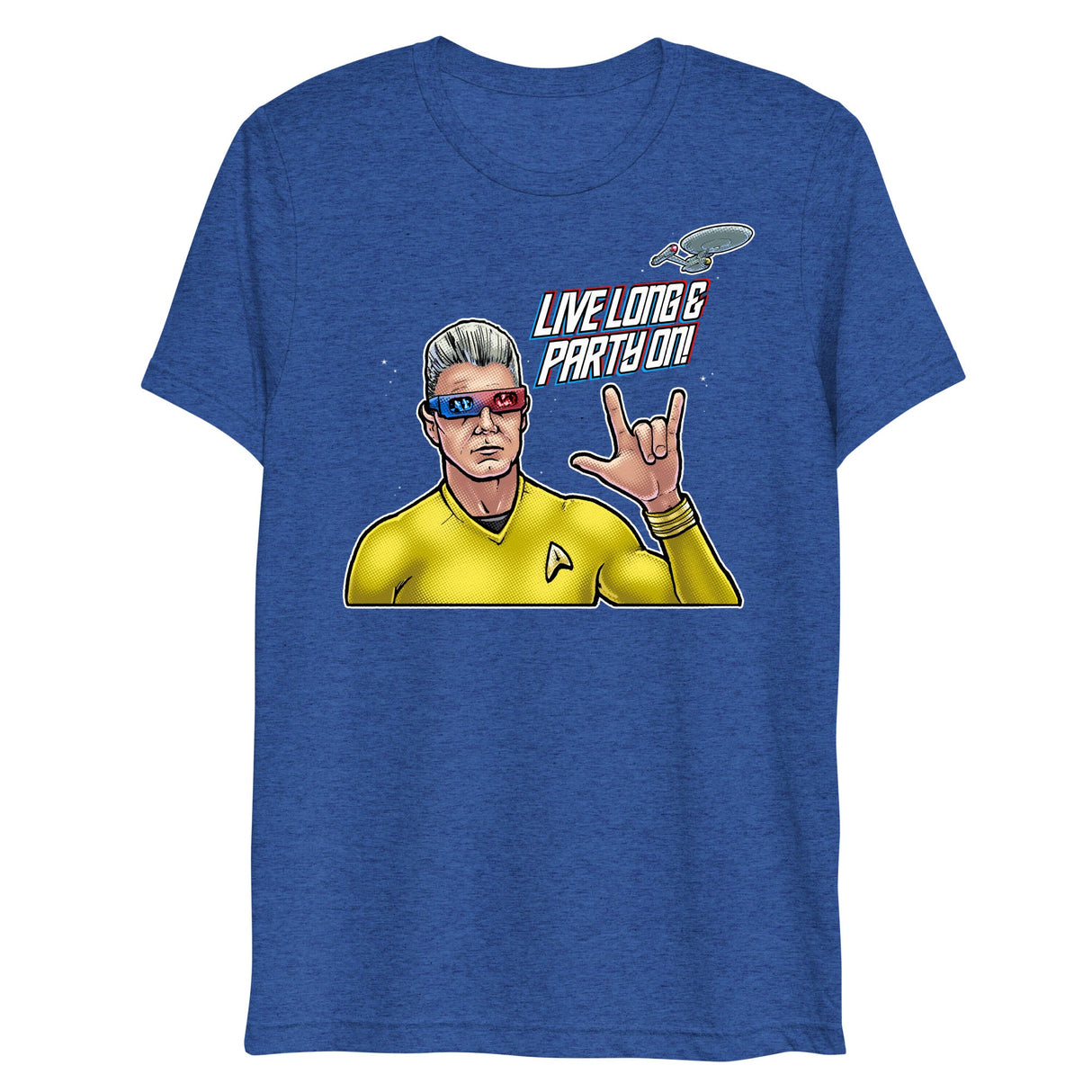 Captain Daddy (Triblend)-Triblend T-Shirt-Swish Embassy