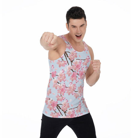 Cherry Blossom (Allover Tank Top)-Allover Tank Top-Swish Embassy