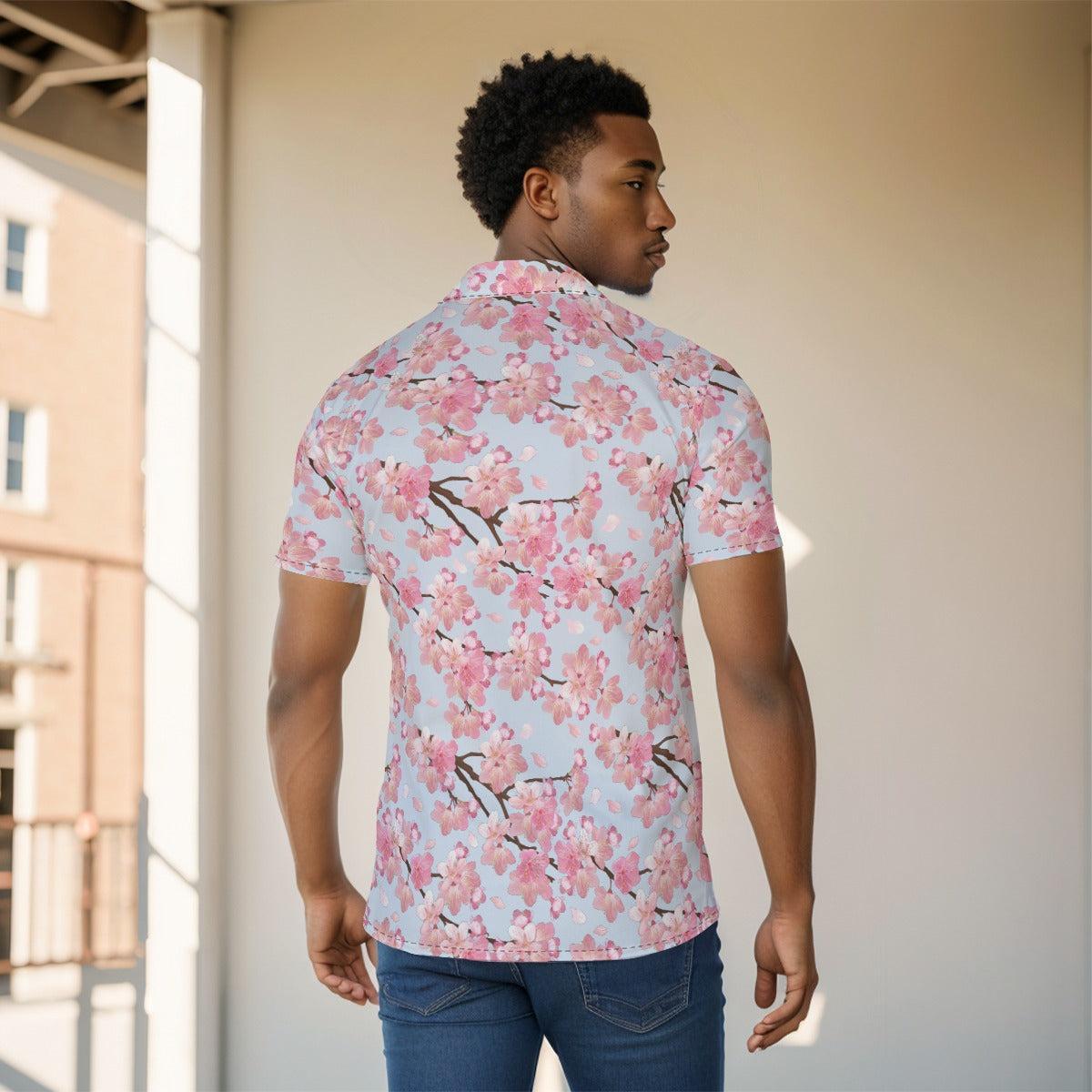 Cherry Blossom (Button Shirt)-Button Shirt-Swish Embassy