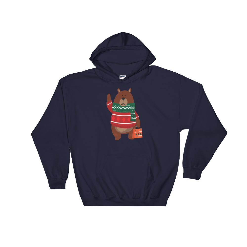 Christmas Bear (Hoodie)-Hoodie-Swish Embassy