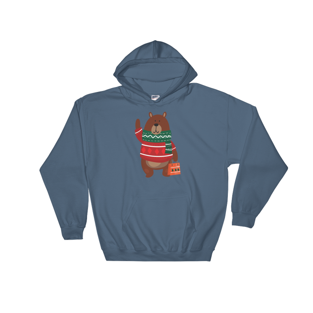 Christmas Bear (Hoodie)-Hoodie-Swish Embassy