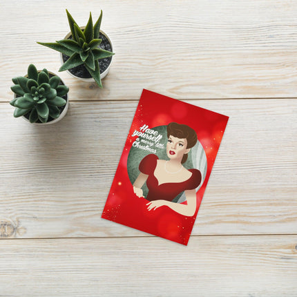 Christmas Garland (Greeting card)-Christmas Card-Swish Embassy
