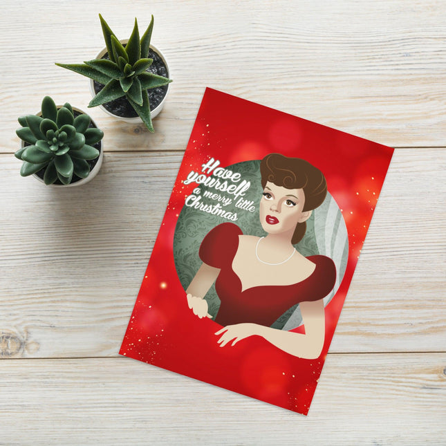 Christmas Garland (Greeting card)-Christmas Card-Swish Embassy