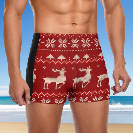 Christmas Sweater (Square Cut Trunks)-Square Cut Trunks-Swish Embassy