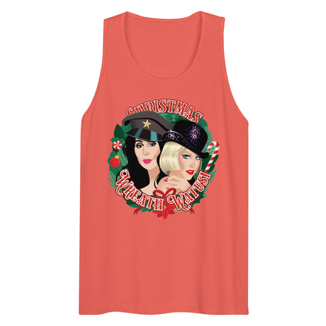 Christmas Wreath Watusi (Tank top)-Tank Top-Swish Embassy