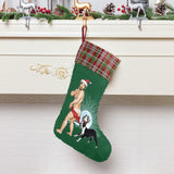 Copper Elf (Sequin Christmas Stocking)-Christmas Stockings-Swish Embassy