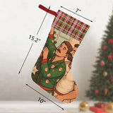 Cozy Vibes (Sequin Christmas Stocking)-Christmas Stockings-Swish Embassy