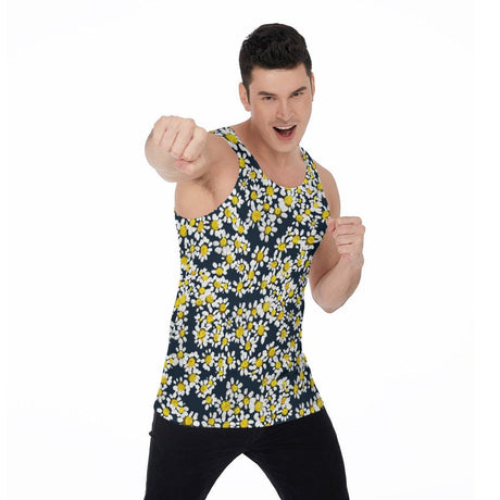 Daisies (Allover Tank Top)-Allover Tank Top-Swish Embassy