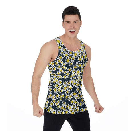 Daisies (Allover Tank Top)-Allover Tank Top-Swish Embassy