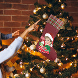 Damn Eggnog (Sequin Christmas Stocking)-Christmas Stockings-Swish Embassy