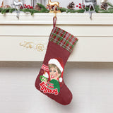 Damn Eggnog (Sequin Christmas Stocking)-Christmas Stockings-Swish Embassy