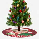 Damn Eggnog (Tree Skirt)-Tree Skirts-Swish Embassy