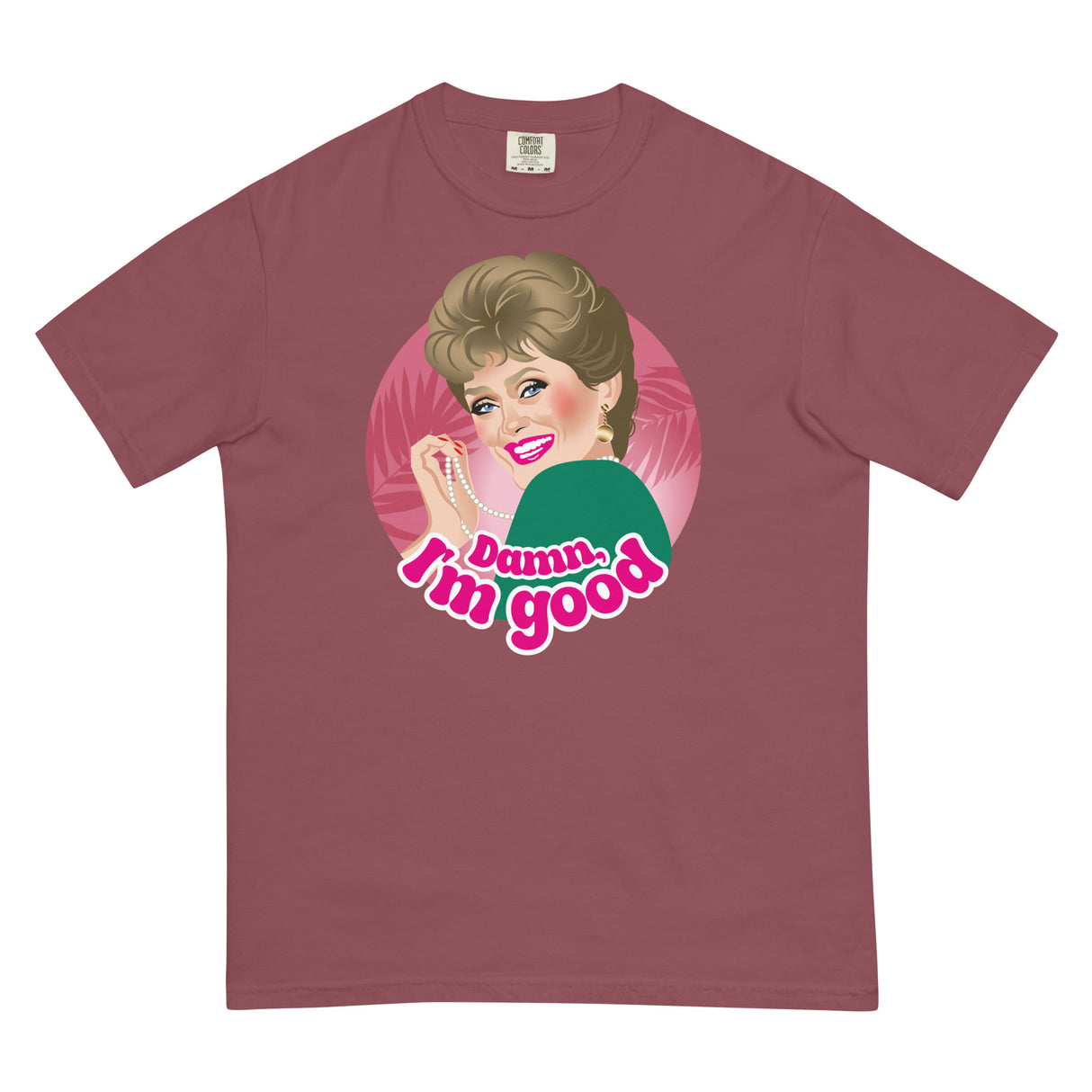 Damn I'M Good (Boxy Tee)-Boxy T-Shirt-Swish Embassy