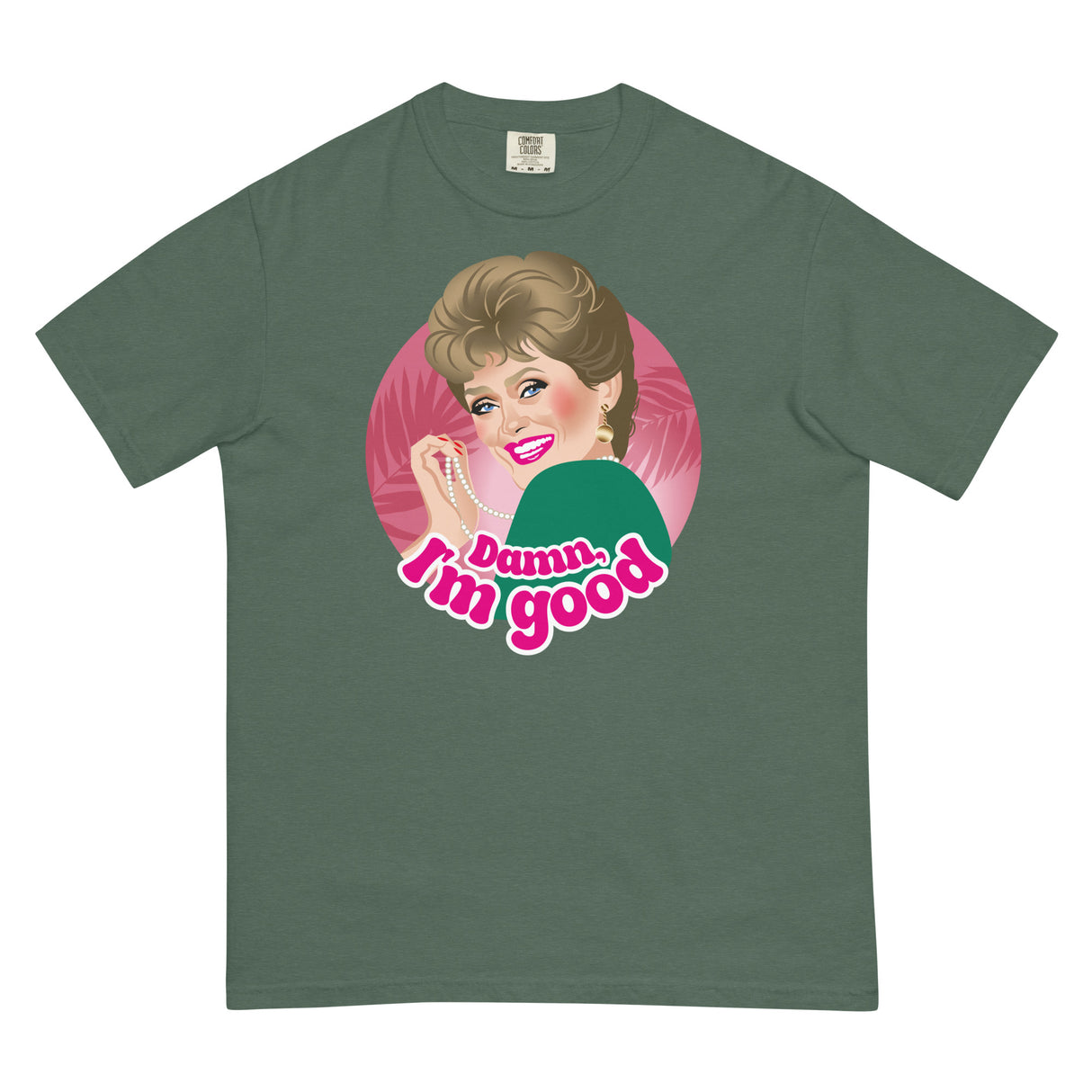 Damn I'M Good (Boxy Tee)-Boxy T-Shirt-Swish Embassy