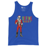 Define Naughty (Tank Top)-Christmas Tank Tops-Swish Embassy