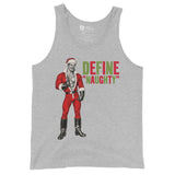 Define Naughty (Tank Top)-Christmas Tank Tops-Swish Embassy