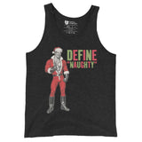Define Naughty (Tank Top)-Christmas Tank Tops-Swish Embassy