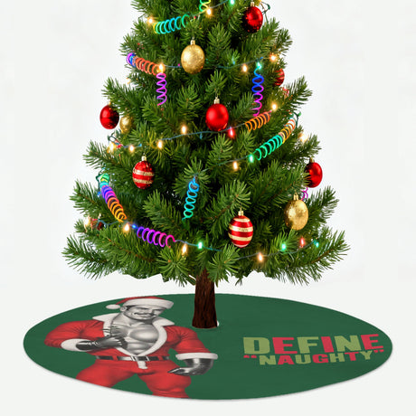 Define Naughty (Tree Skirt)-Tree Skirts-Swish Embassy