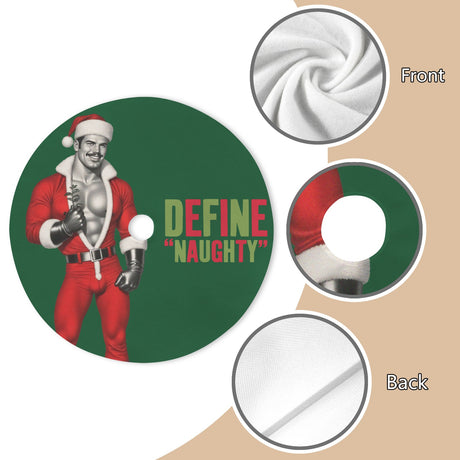 Define Naughty (Tree Skirt)-Tree Skirts-Swish Embassy